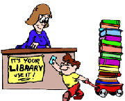 checking out books